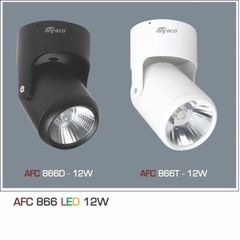 Đèn chiếu điểm AFC 866 12W vỏ đen, vỏ trắng