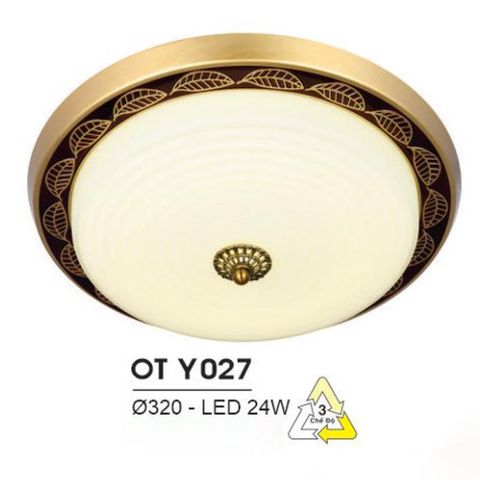 Đèn ốp trần Hufa Ø320 - LED 24W, ánh sáng 3 chế độ OT Y027