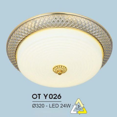 Đèn ốp trần Hufa Ø320 - LED 24W, ánh sáng 3 chế độ OT Y026