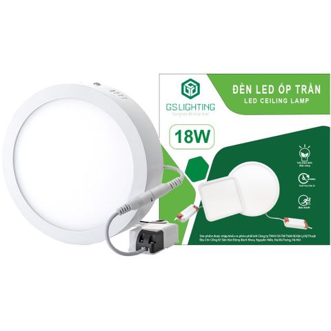 Đèn LED ốp trần tròn 18W GSOT18