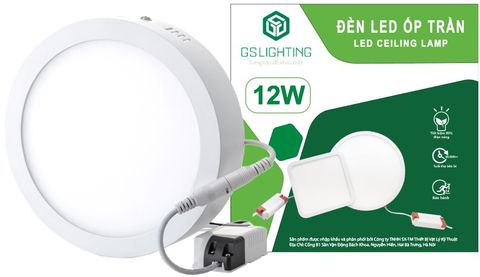 Đèn LED ốp trần tròn 12w GSOT12