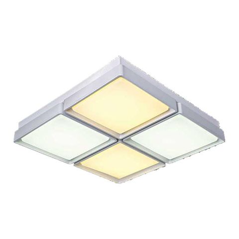 Đèn ốp trần Led vuông kiểu sang trọng Ø500*H100, Ánh sáng trắng, vàng, trung tính