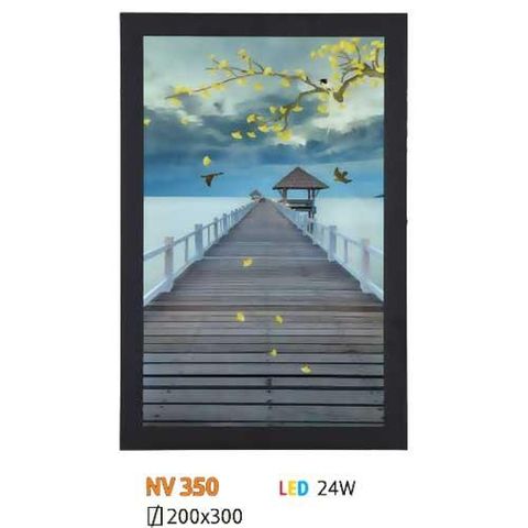 Đèn vách tranh chữ nhật led 24W Ø200 x 300 NV 350