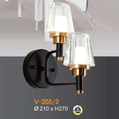 Đèn vách trang trí 3 màu Ø210*H270 V-205/2