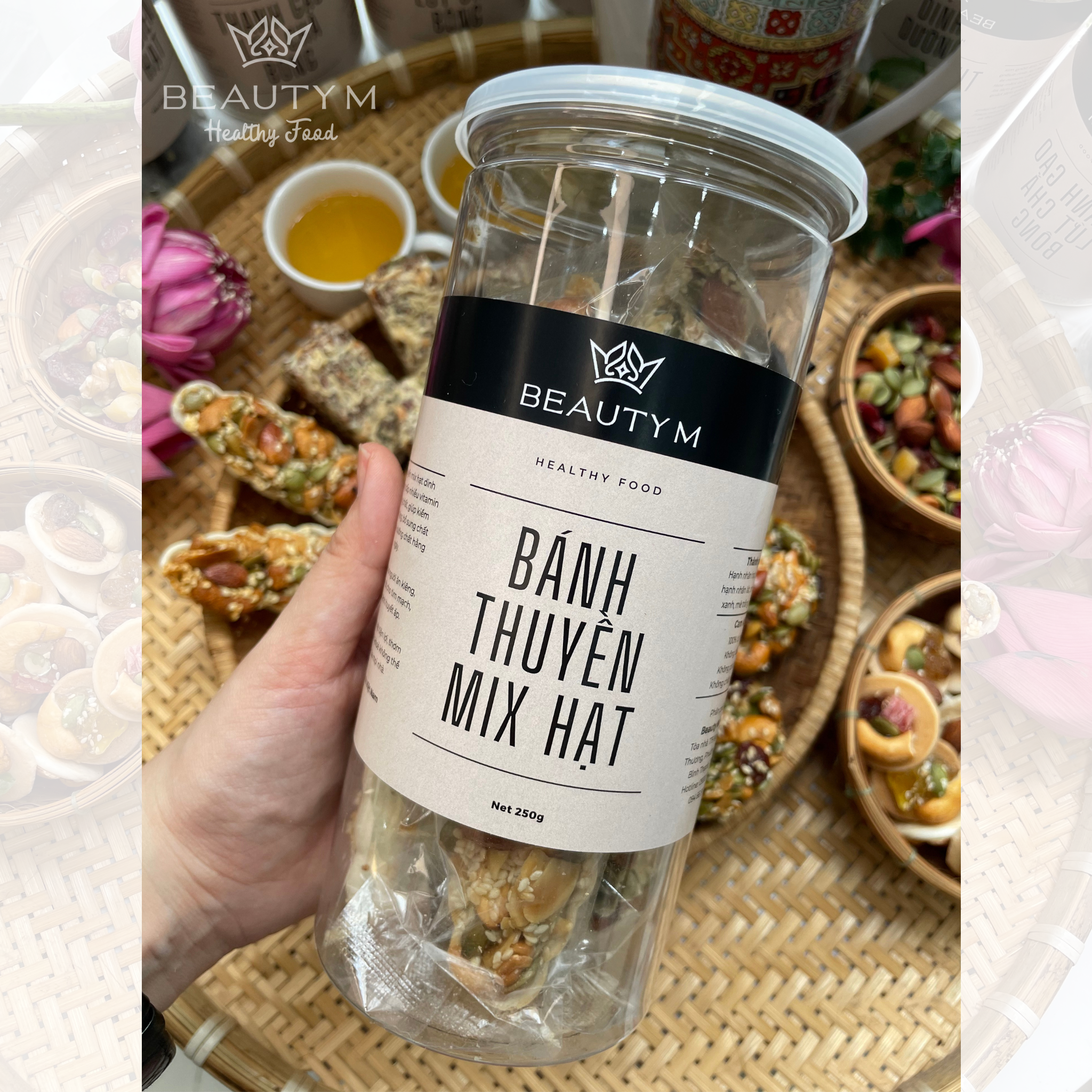 Bánh thuyền mix hạt dinh dưỡng