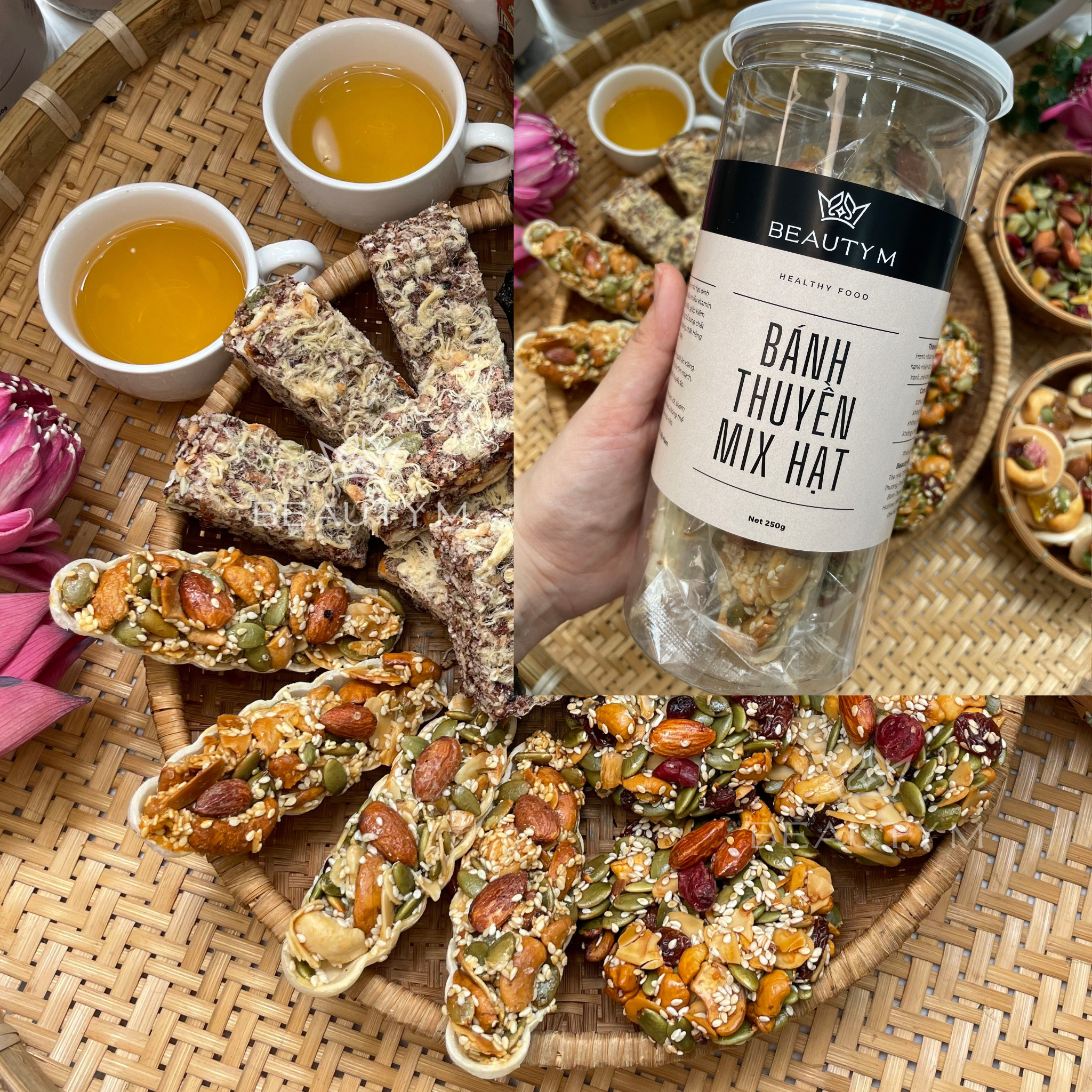 Bánh thuyền mix hạt dinh dưỡng