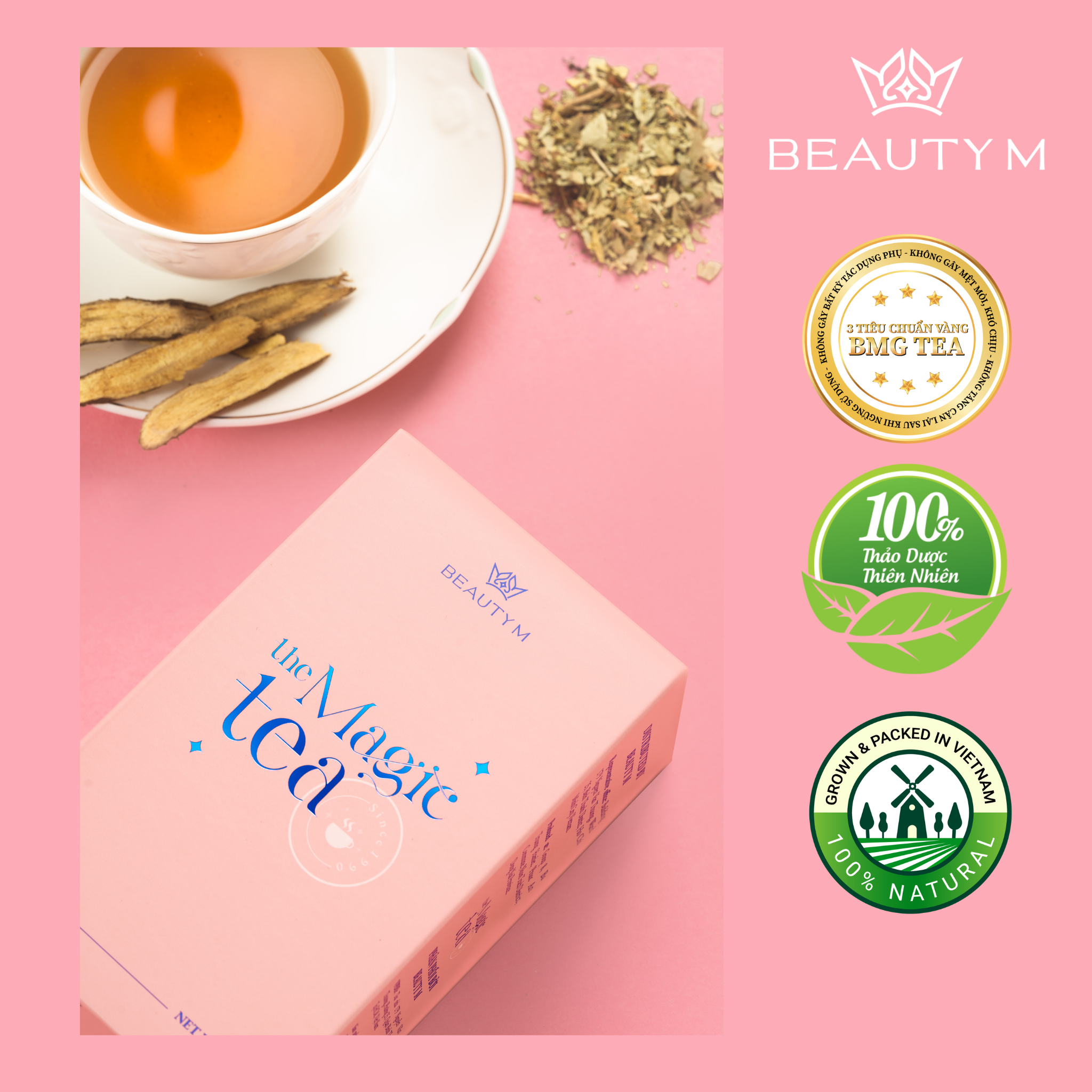 Trà Detox Giảm Cân thanh lọc cơ thể túi lọc tiện lợi