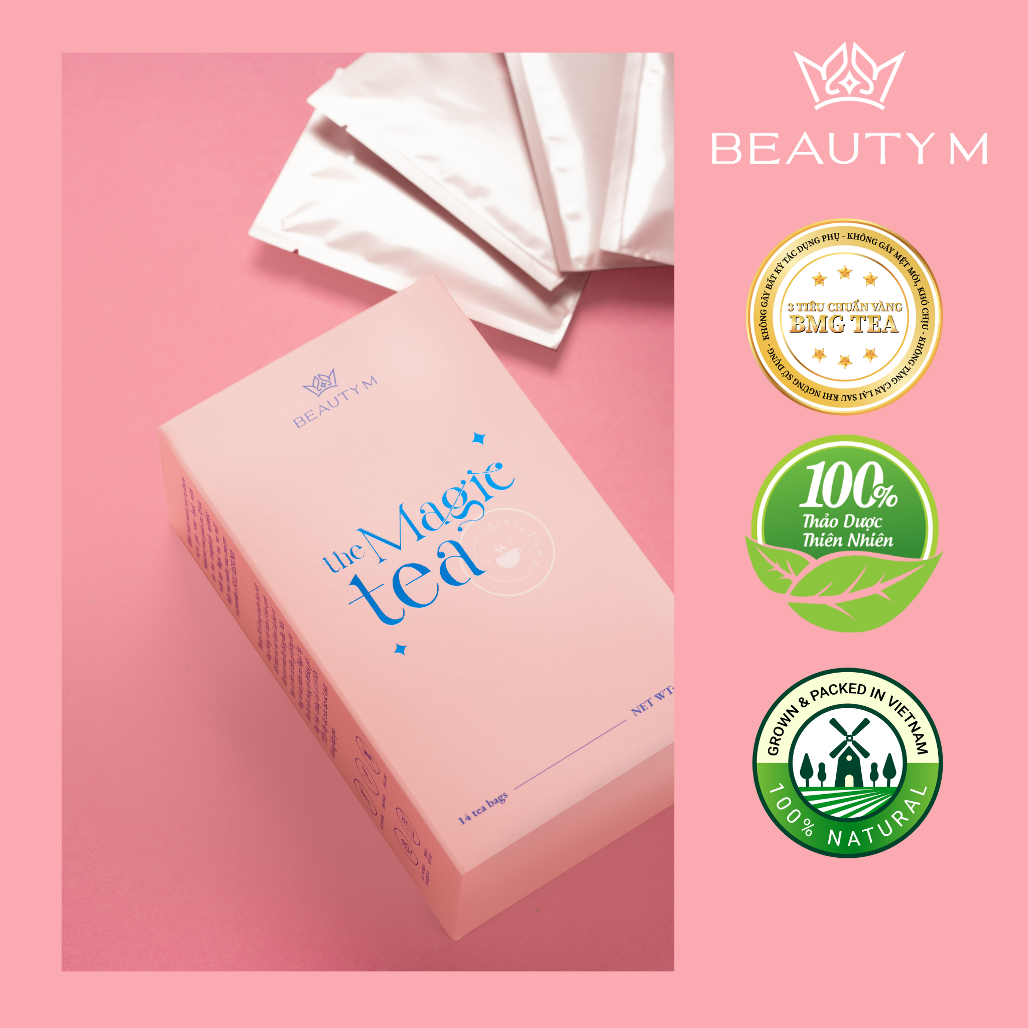 Trà Detox Giảm Cân thanh lọc cơ thể túi lọc tiện lợi