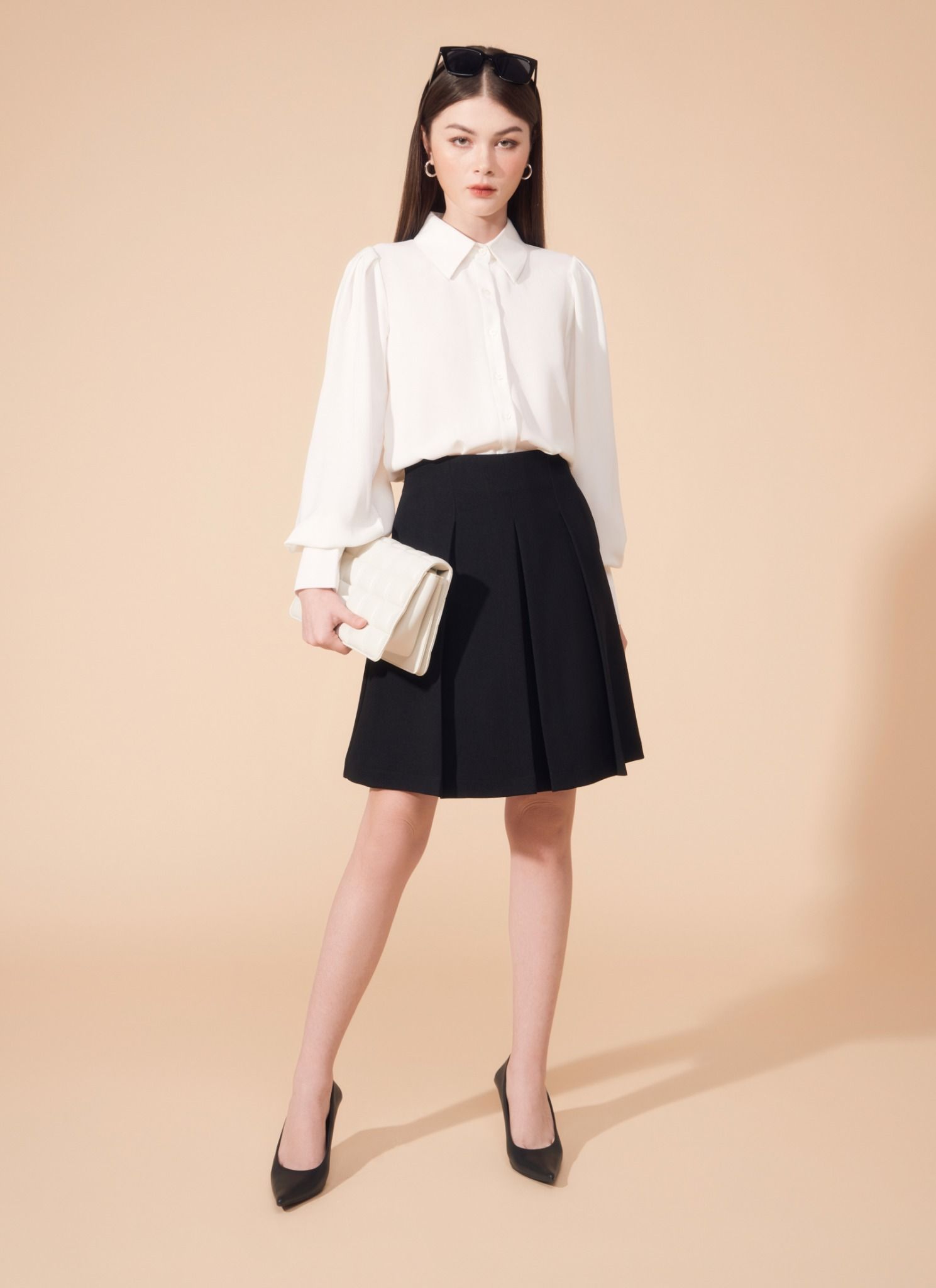 ÁO SƠMI TAY PHỒNG DÀI ROSIA