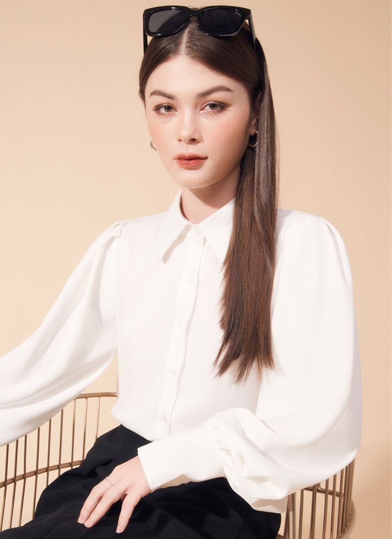 ÁO SƠMI TAY PHỒNG DÀI ROSIA