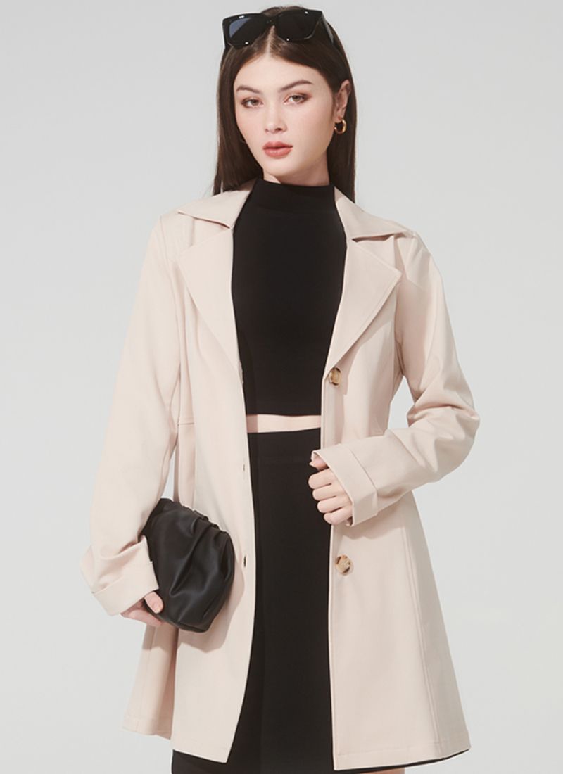 VÁY CHỮ A DÀI NARA ĐEN
