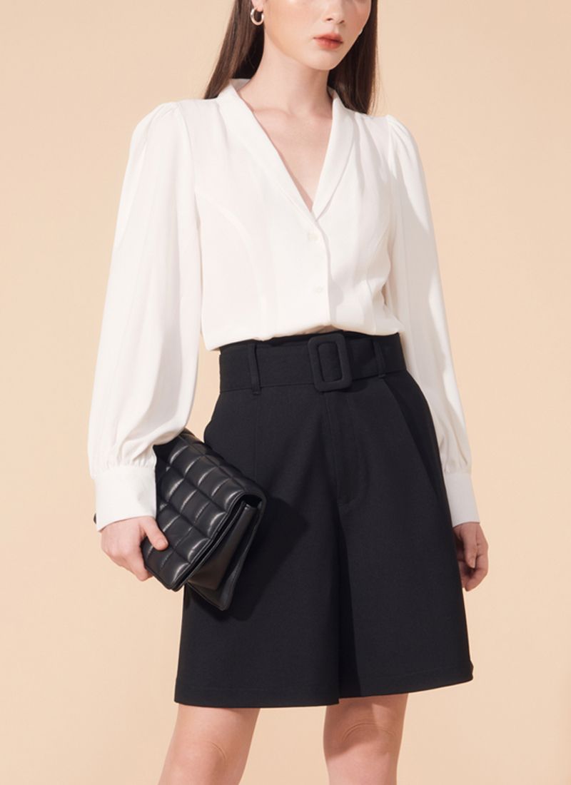QUẦN SHORT POLY ĐEN