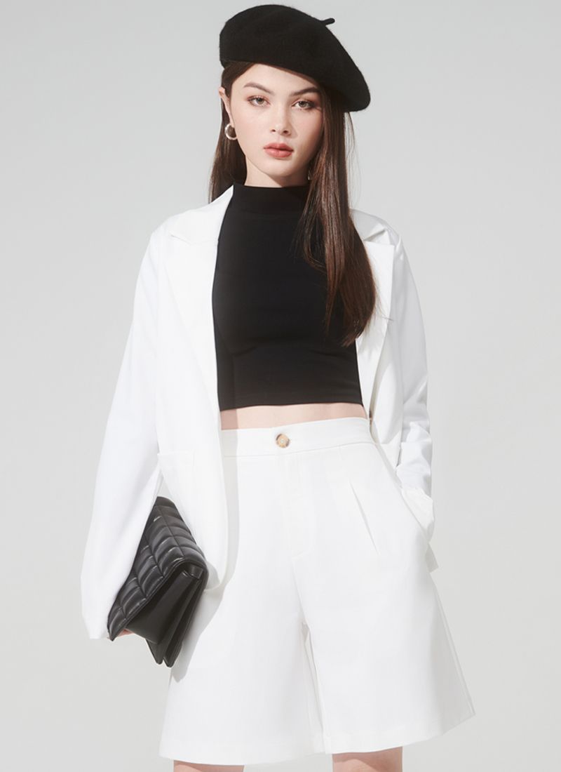 ÁO KHOÁC MINA TRẮNG