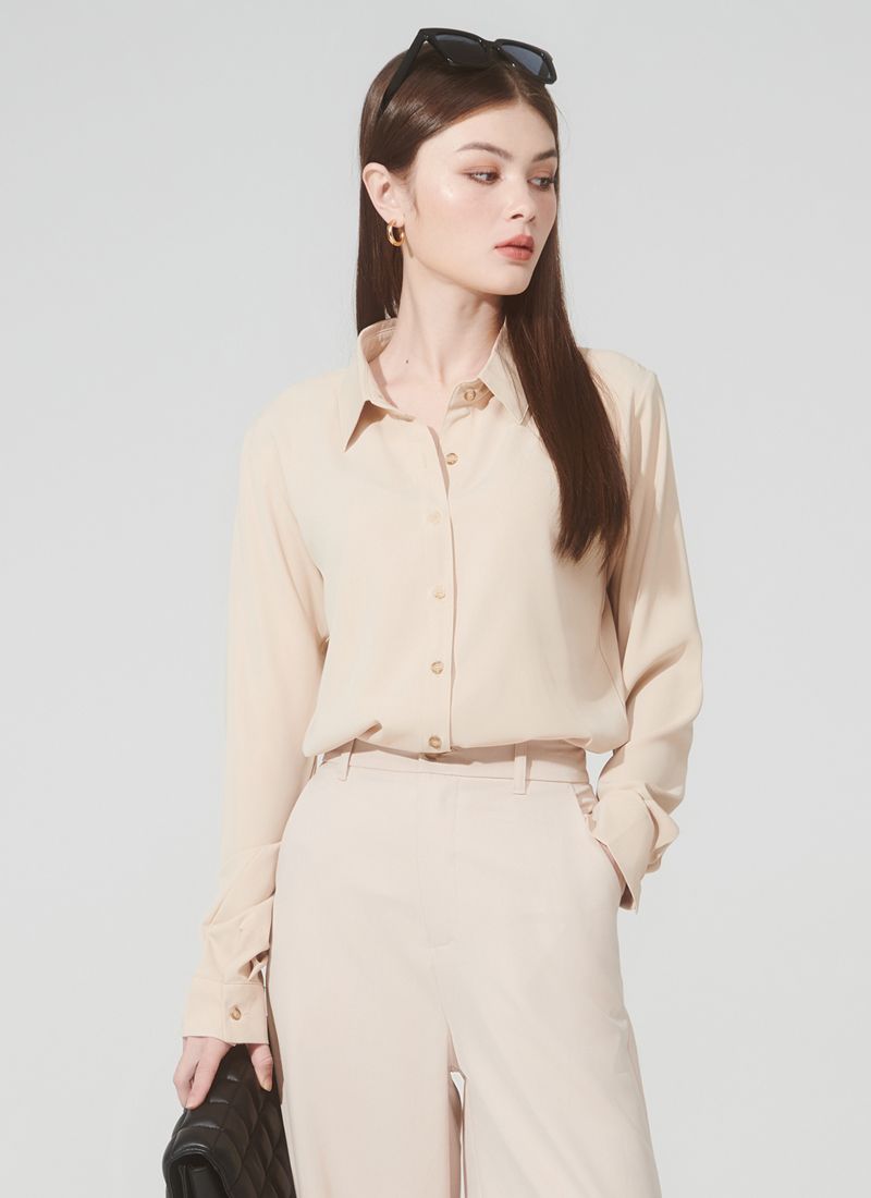 ÁO SƠMI BASIC ROSE KEM