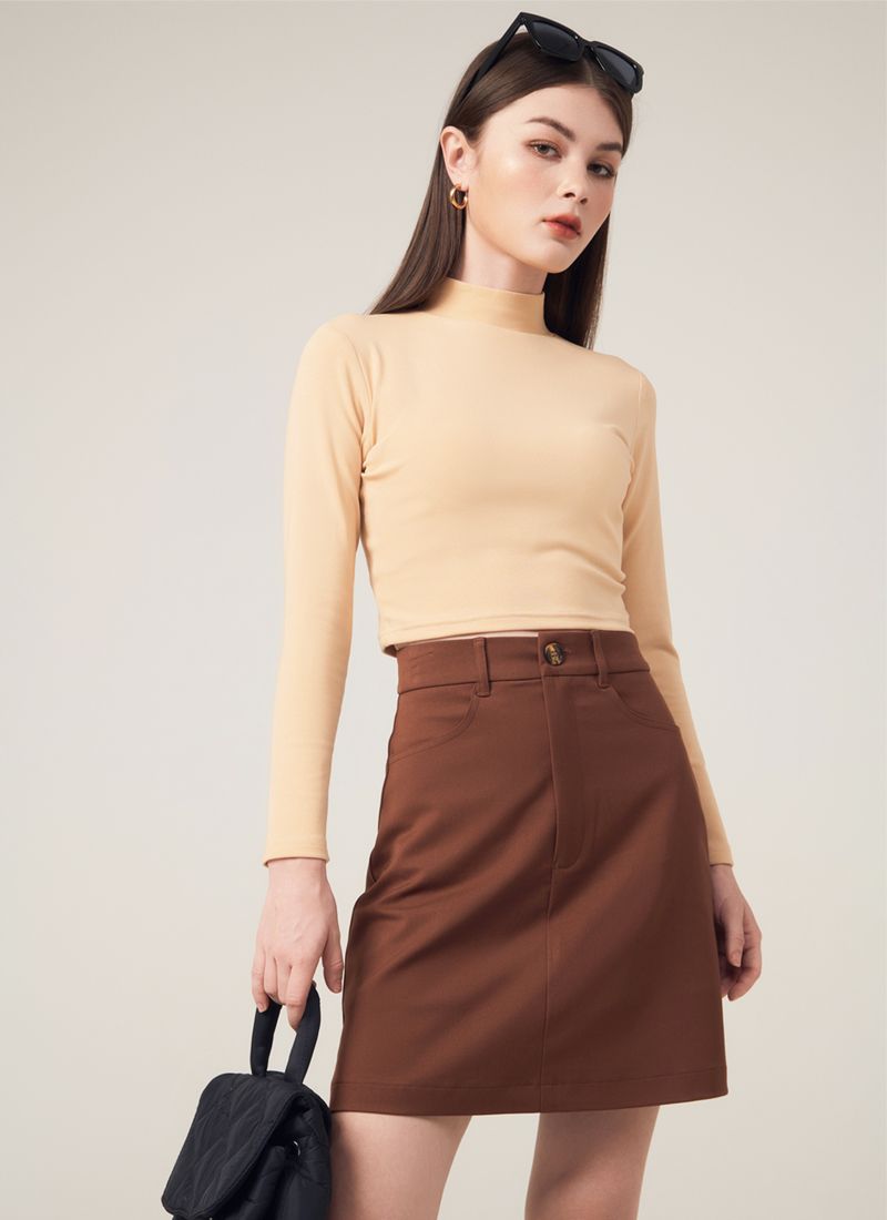 ÁO THUN CỔ LỌ PANLY KEM