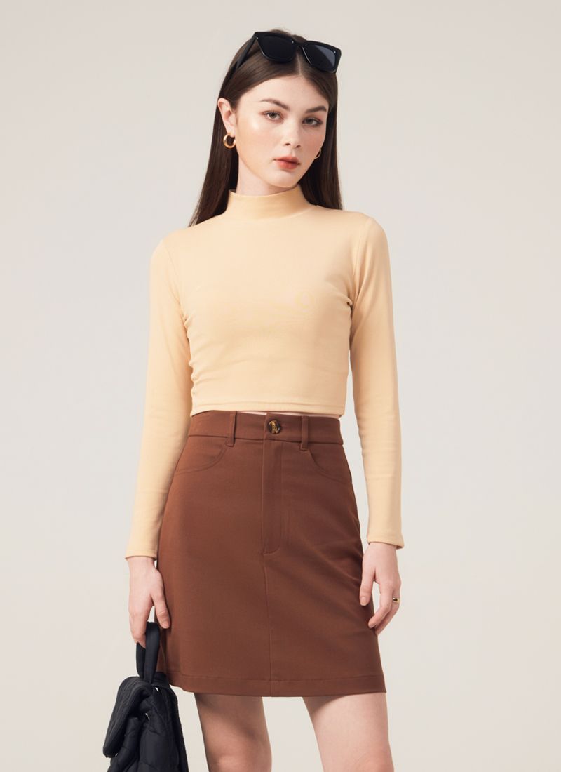 ÁO THUN CỔ LỌ PANLY KEM