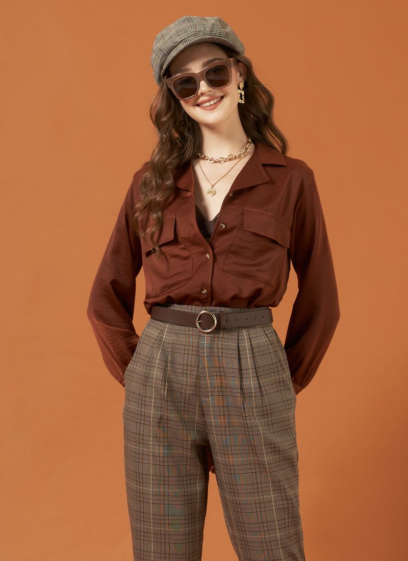 ÁO SOMI NÂU LỤA