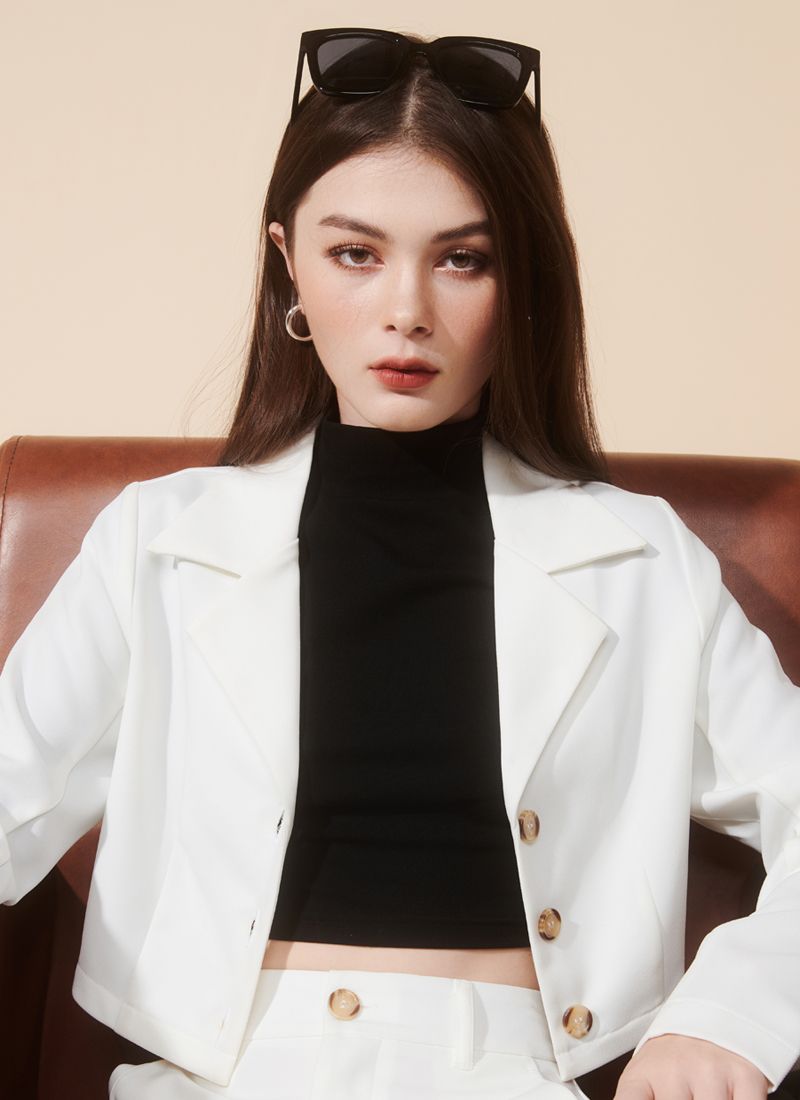 ÁO KHOÁC JAME TRẮNG