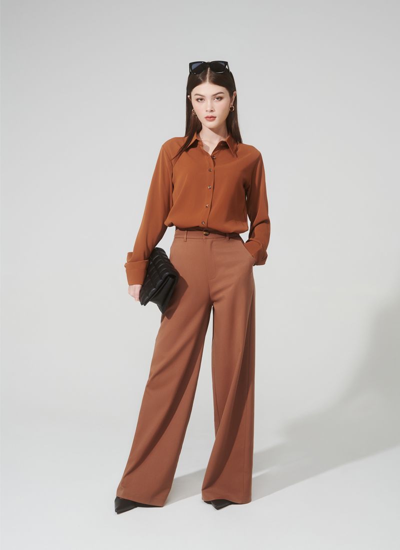 ÁO SƠMI BASIC ROSE NÂU