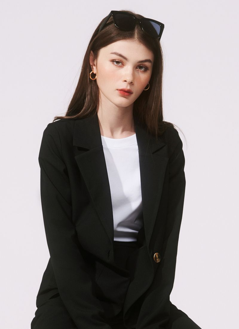 ÁO KHOÁC MINA ĐEN