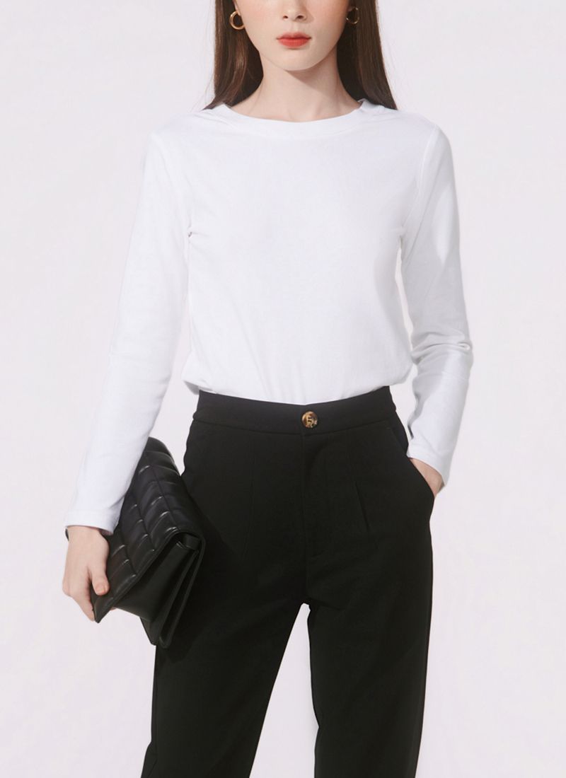 QUẦN BEGGY GẤU GẤP LANDY ĐEN
