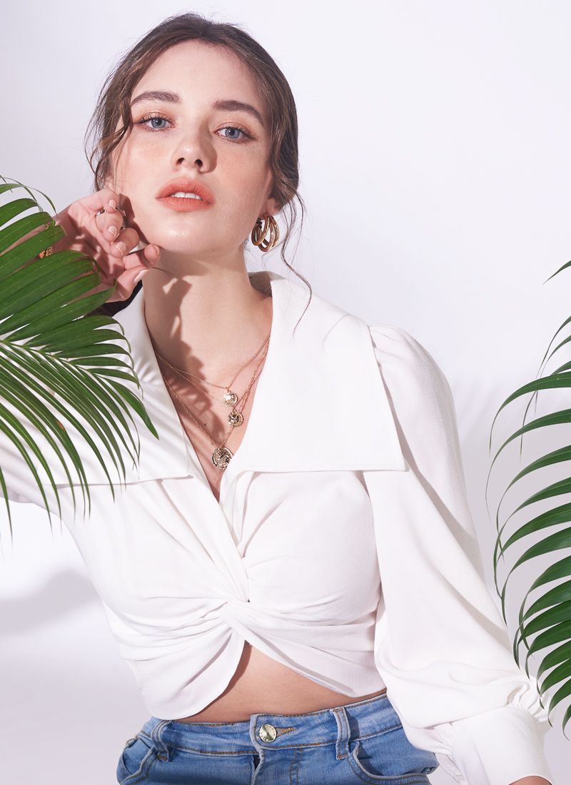 ÁO LYNDA TRẮNG