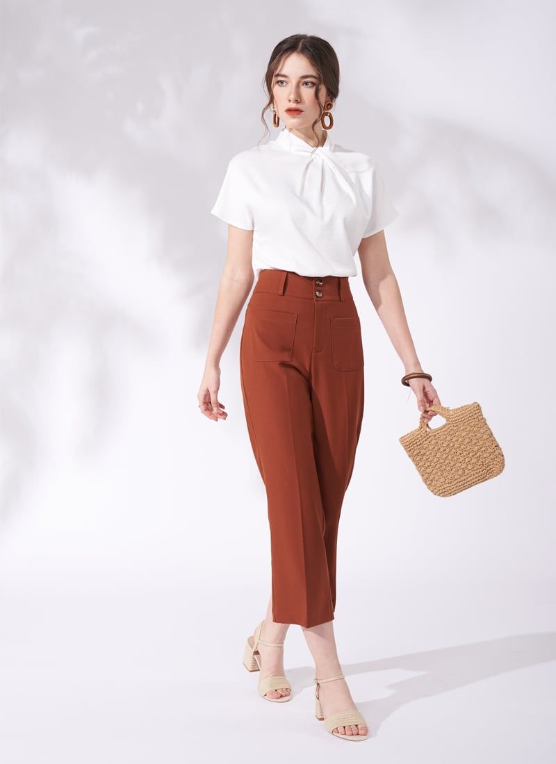 QUẦN SINGA NÂU ĐẤT