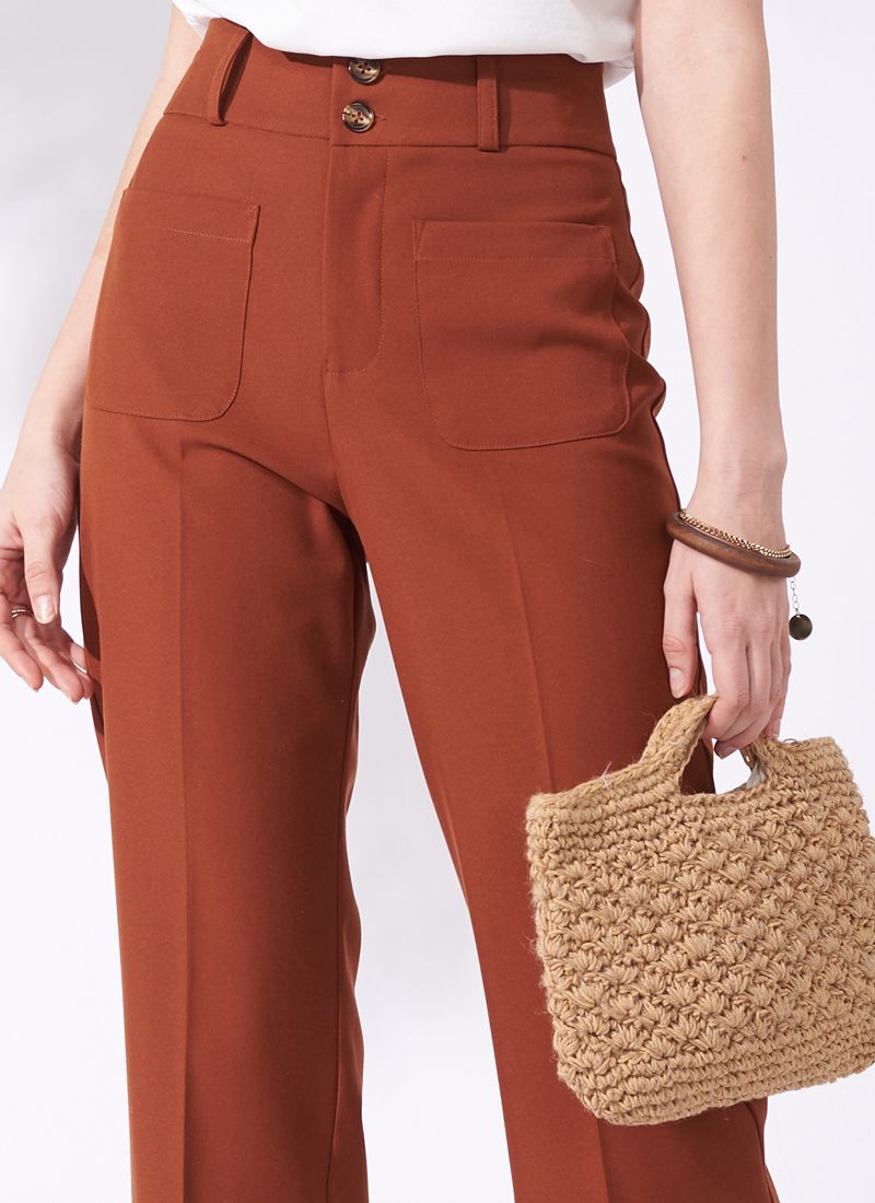 QUẦN SINGA NÂU ĐẤT