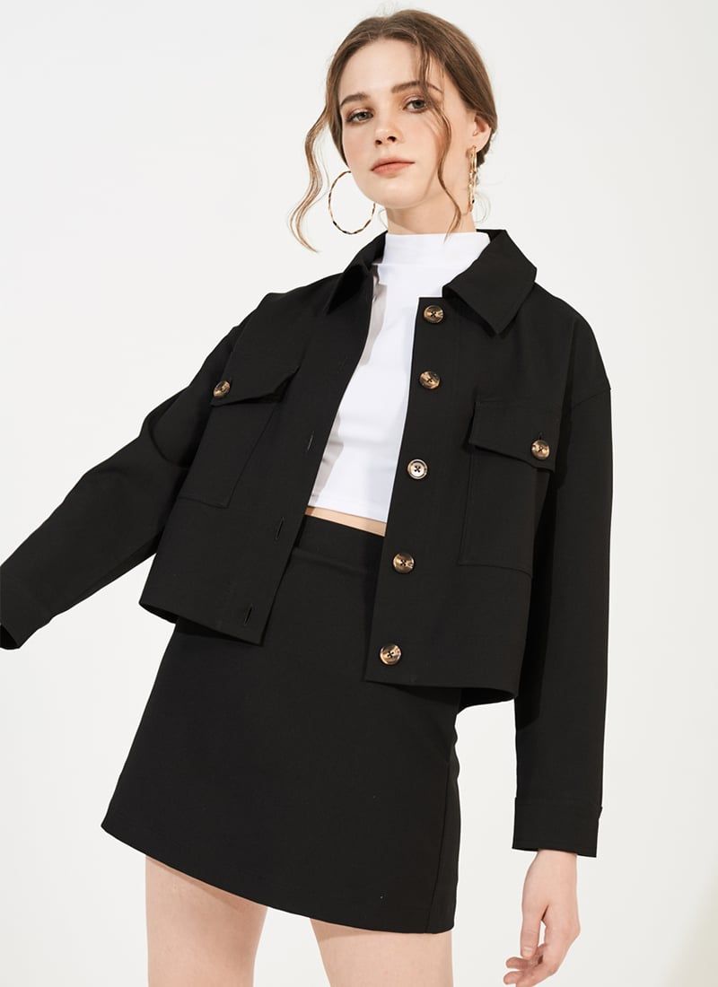 ÁO KHOÁC JACKET SARA ĐEN