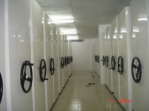 Mobile shelving - File storing