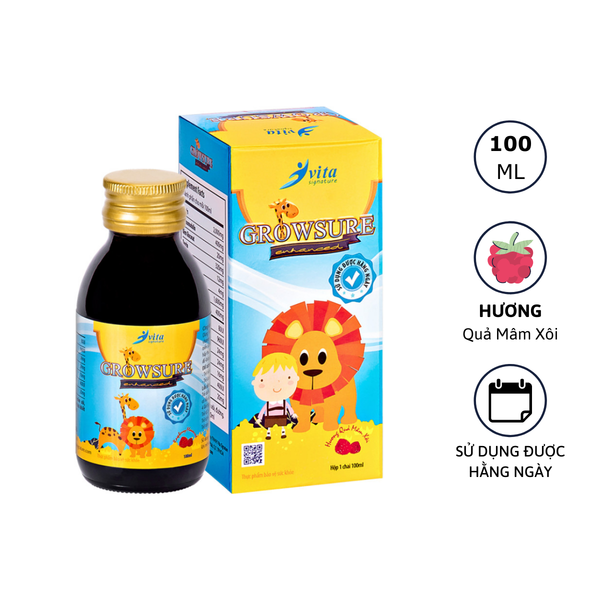 Siro bổ GROWSURE ENHANCED - Hộp 1 chai 100ml