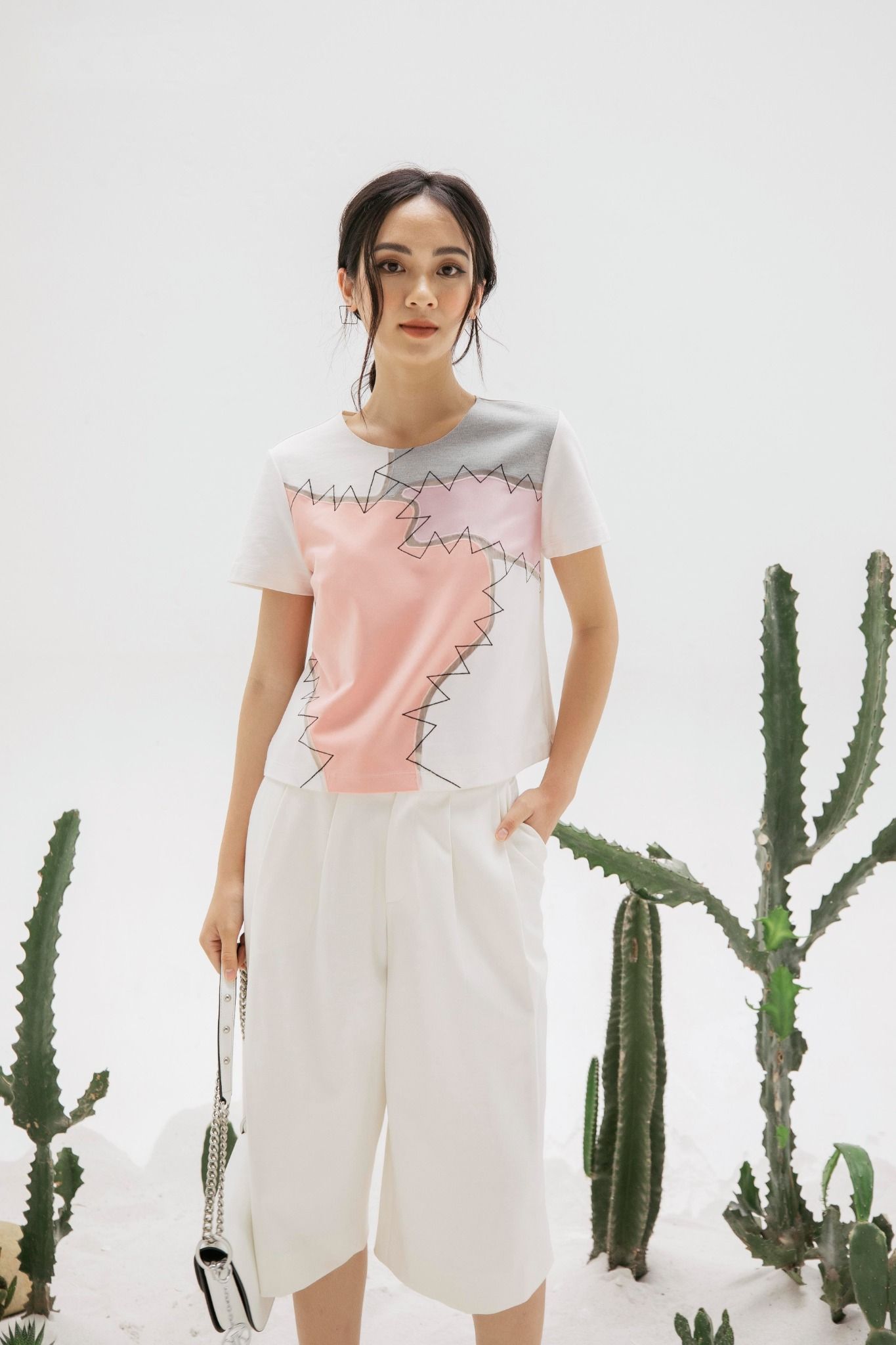 Quần lửng nữ Kimmay 2A04MH23Q13M22