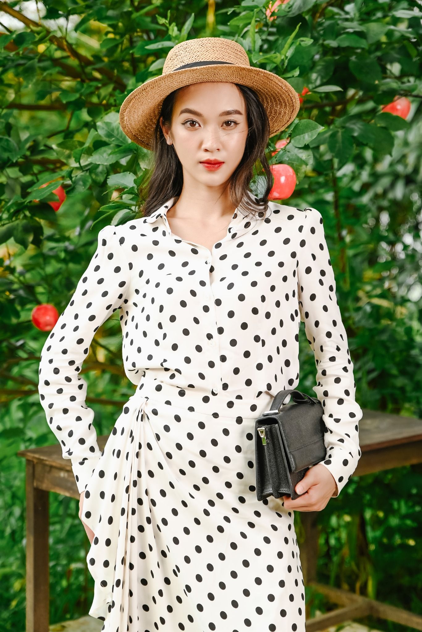 Áo sơ mi nữ 1A05QT04A7M17