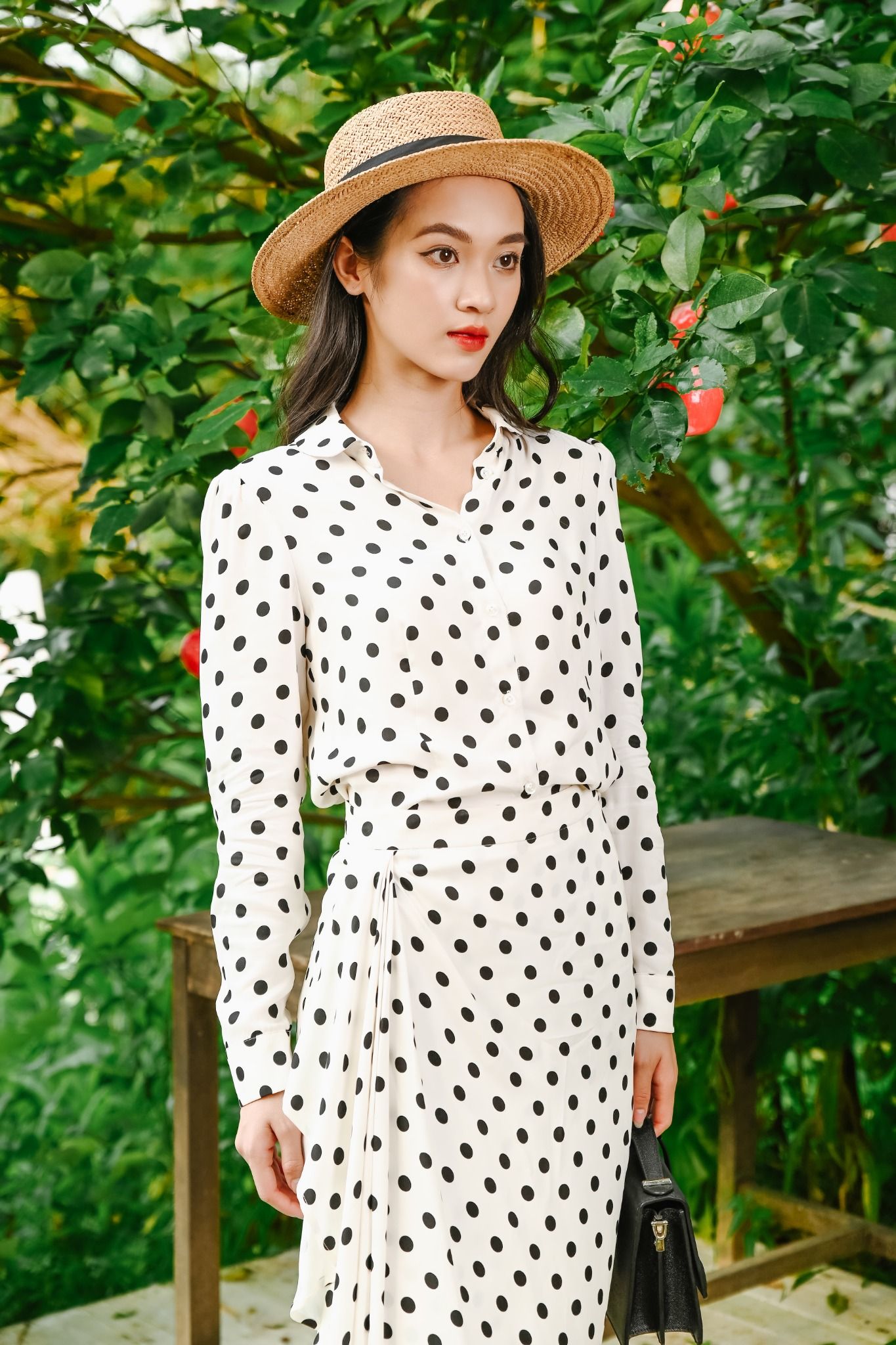 Áo sơ mi nữ 1A05QT04A7M17