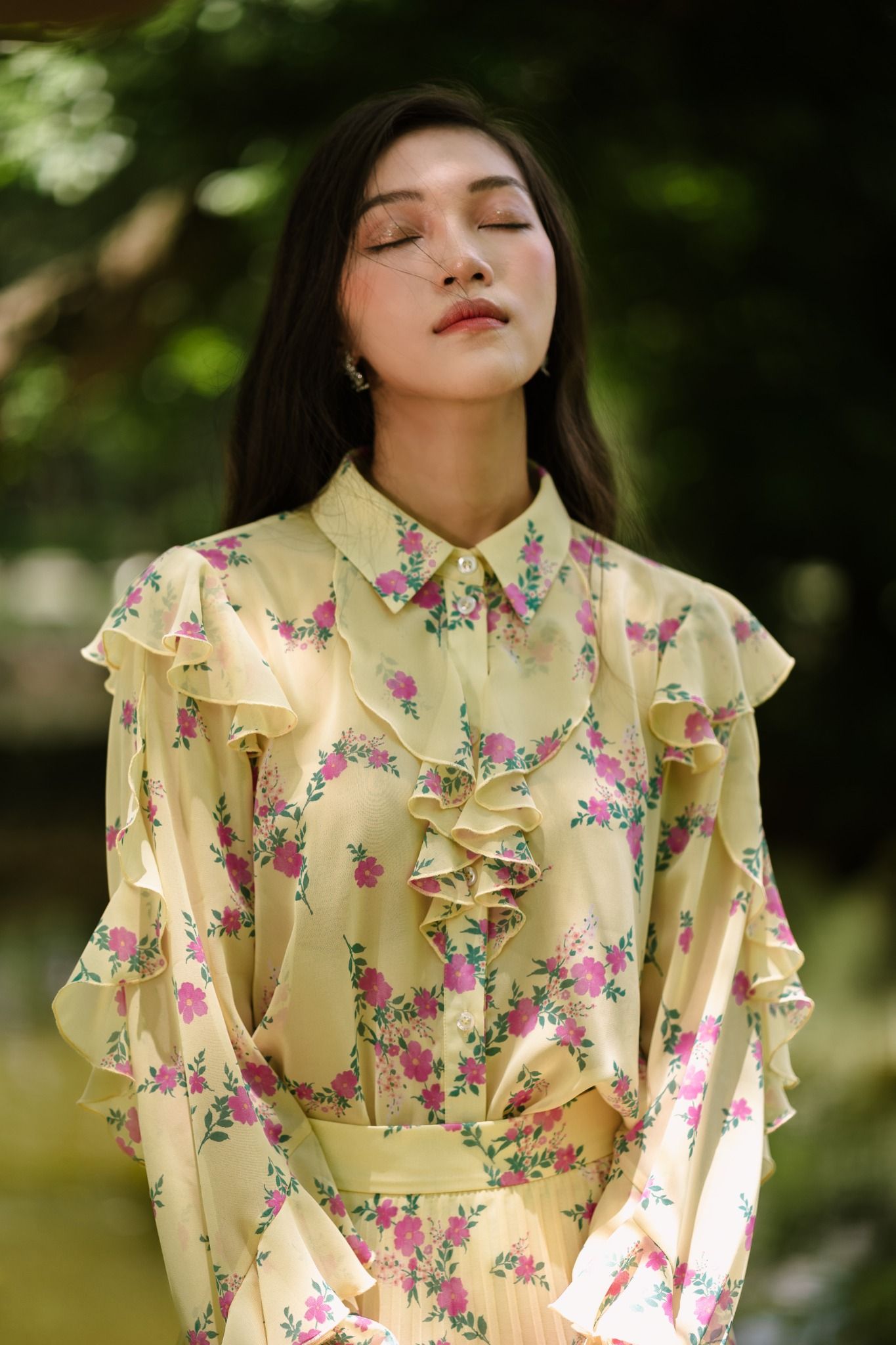 Áo kiểu Kimmay 1A06UT15AKM17