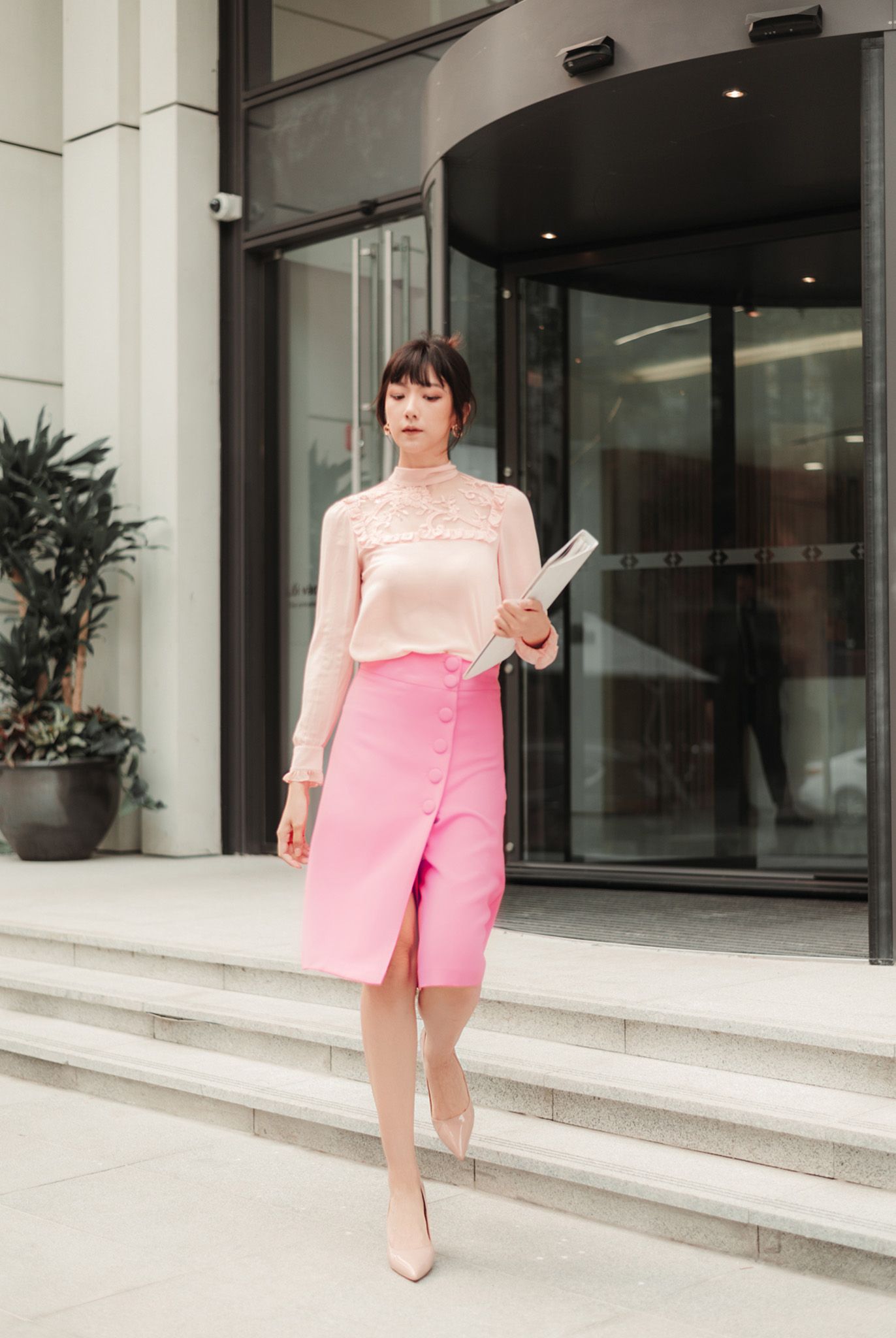 Áo sơ mi nữ KimMay HA91SM1012-2CA00