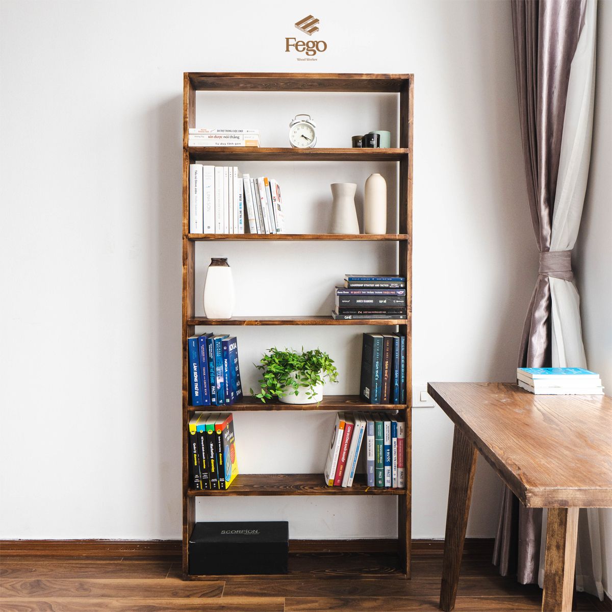 Kệ sách basic không ngăn