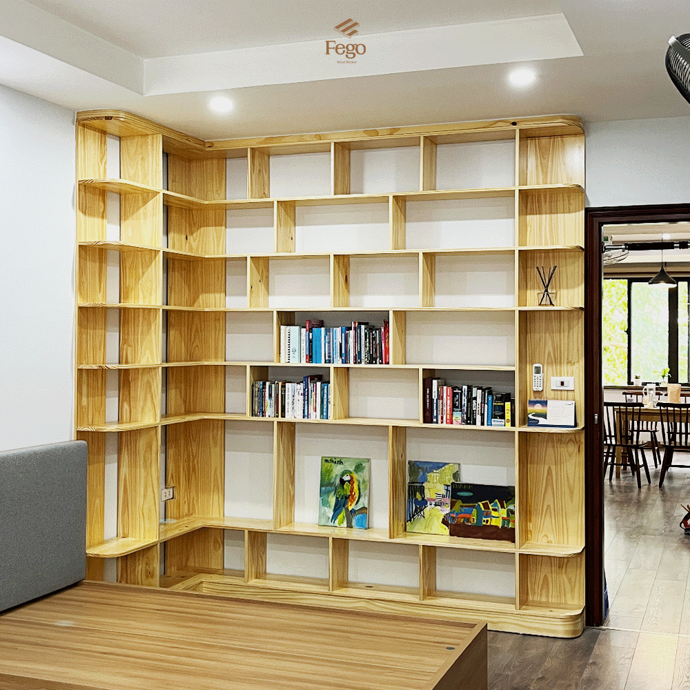 KỆ SÁCH KỊCH TRẦN CUSTOM
