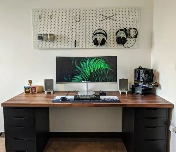 Bàn Drawer 2 tủ ngăn kéo FEGO