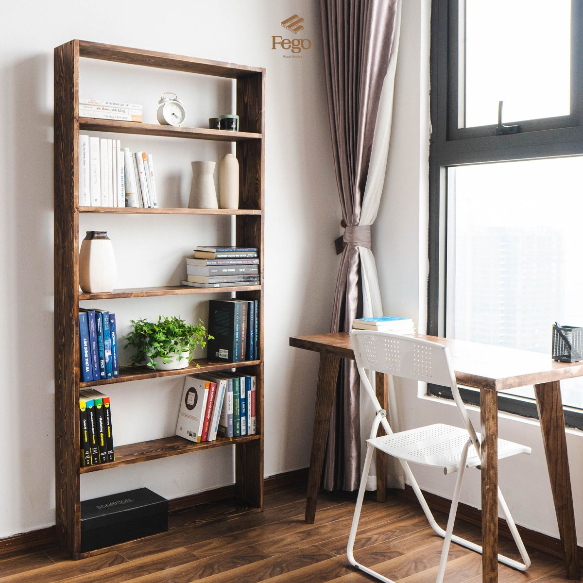 Kệ sách basic không ngăn