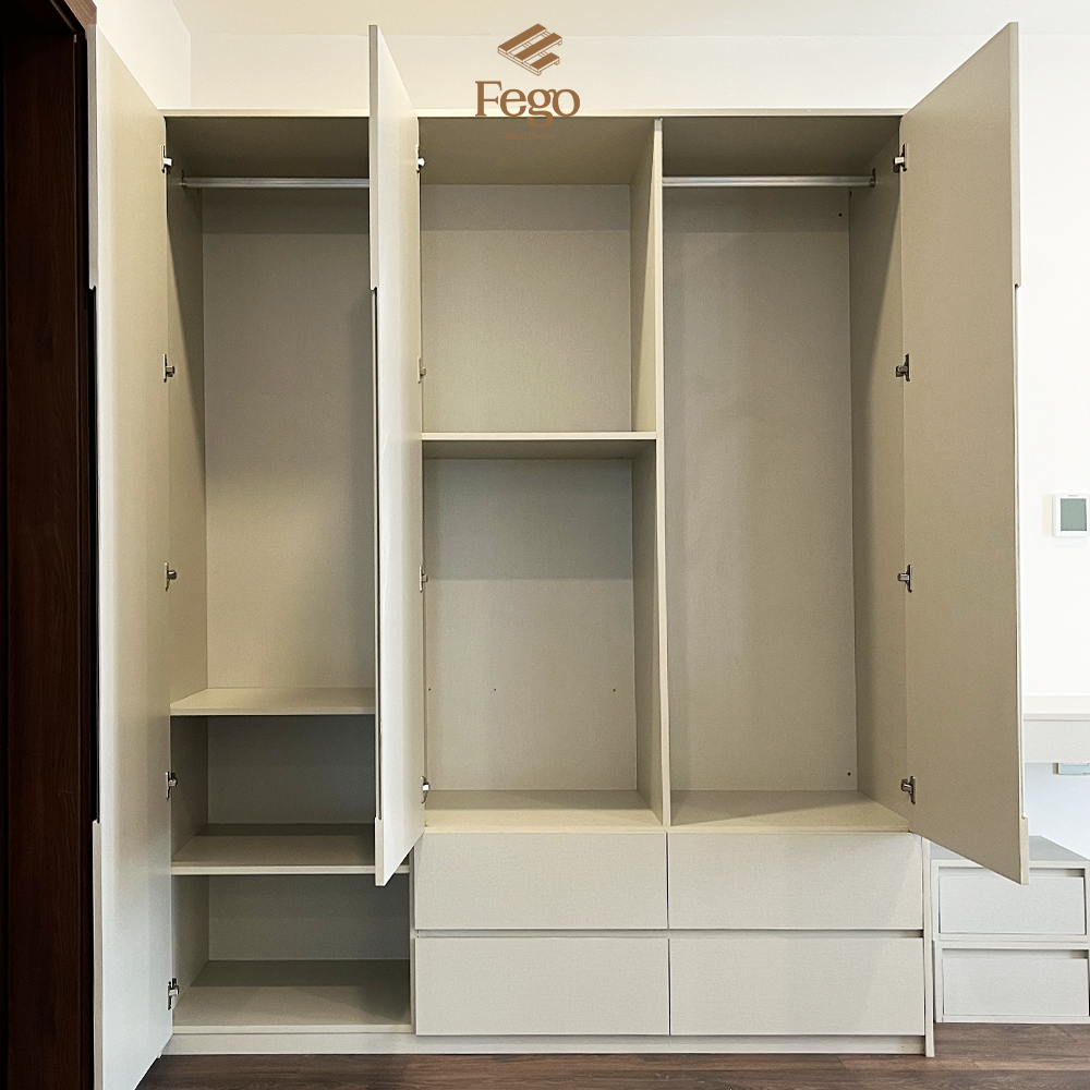 TỦ QUẦN ÁO TÍCH HỢP BÀN TRANG ĐIỂM CUSTOM