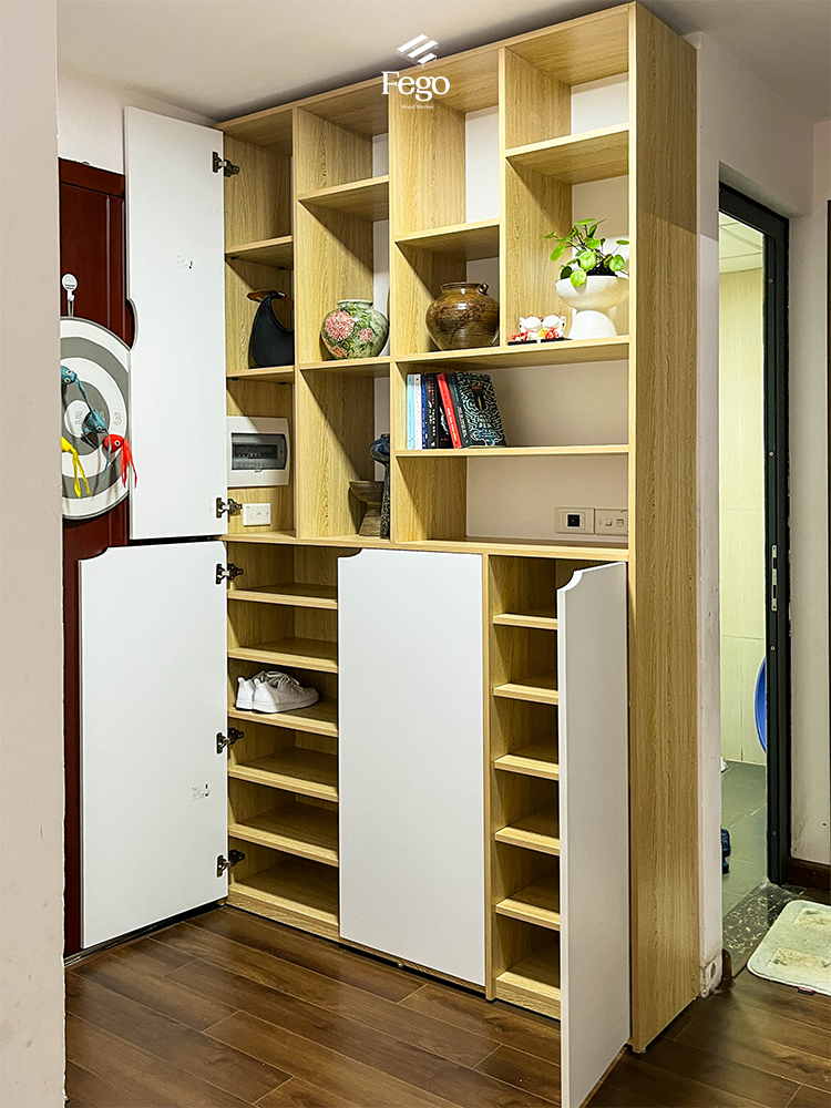 TỦ GIÀY KỊCH TRẦN CUSTOM