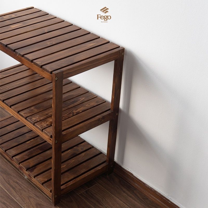 Kệ gỗ nan đa năng 3 tầng 60x40x80cm
