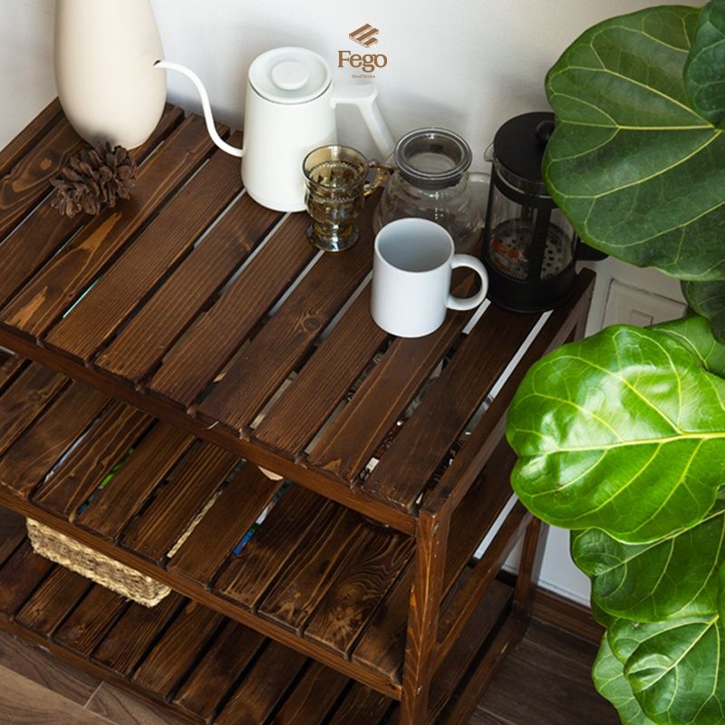 Kệ gỗ nan đa năng 3 tầng 60x40x80cm