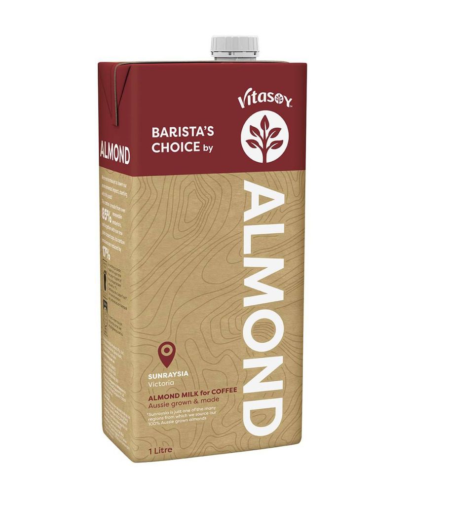 Thùng Sữa hạt hạnh nhân Vitasoy Almond Barista hộp 1L (Thùng 12 Hộp)