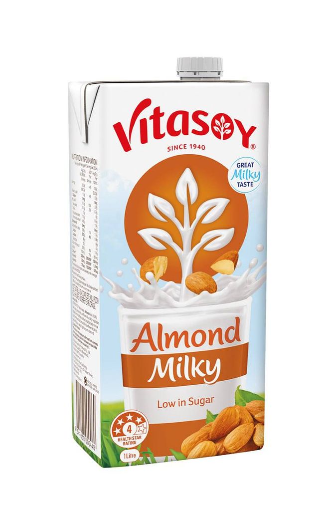 Thùng Sữa hạt hạnh nhân Vitasoy Almond Milky hộp 1L (Thùng 12 Hộp)