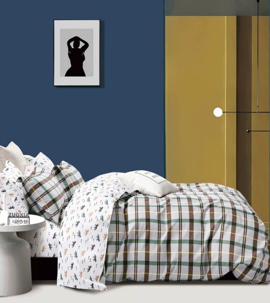 Vỏ chăn cotton living 32s208
