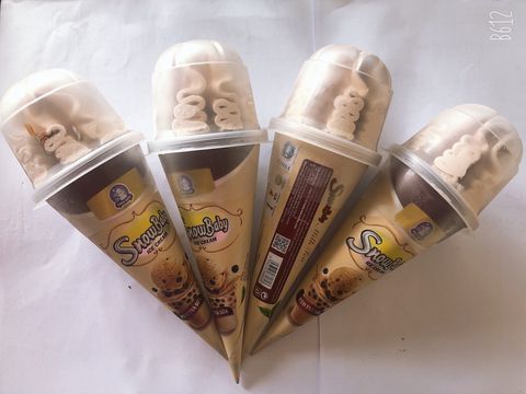 KEM ỐC HOA VỊ TRÀ SỮA