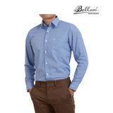 Áo sơ mi nam dài tay cao cấp BELLUNI vải sợi chuối - ABD.BAN.BE 181 B1