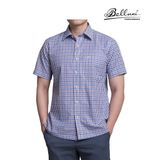Áo sơ mi nam ngắn tay cao cấp BELLUNI vải sợi chuối - ABN.BAN.BE 237 B4